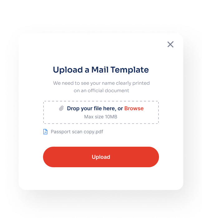 A realtime upload illustration